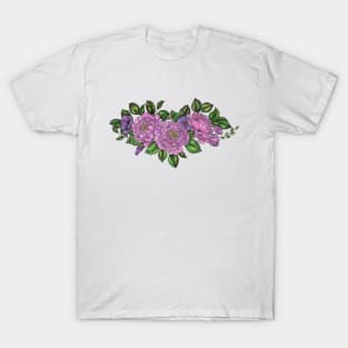 Peony flowers T-Shirt